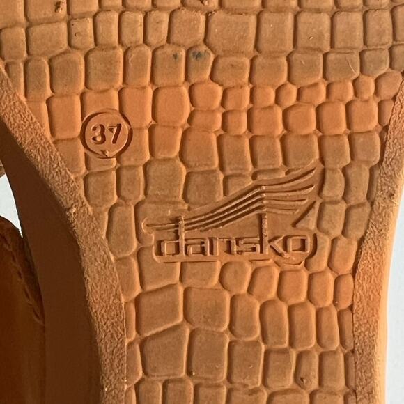 Dansko Sandals Women's Size EU 37 M US 6.5 Maddy Milled Nubuck Hoop and Loop - Picture 7 of 9